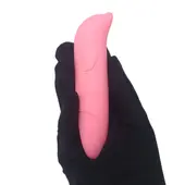 Vibrador Golfinho Rosa Aveludado 1 Modo de Vibração - imagem 8
