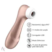 Vibrador de Clitóris em Ondas de Pressão Satisfyer Pro 2 11 Modos - imagem 1