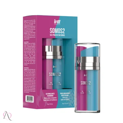 Excitante Feminino e Prolongador Masculino Somos2 20g Intt