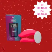 Kit Casal Dia Dos Namorados 1 Vibrador de Casal e 1 Somos2 Excitante e Prolongador - imagem 1