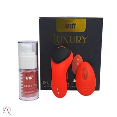 Kit Para Ela - 1 Vibrador de Calcinha e 1 Gel Clitoriano que Pulsa, Vibra e Esquenta