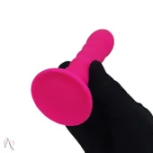 Plug Anal Com Ventosa Escalonado Rosa - imagem 4
