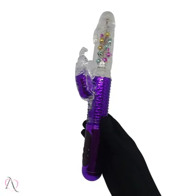 Vibrador com Estimulador de Clitóris Jack Rabbit 6 Modos de Vibração e Rotação