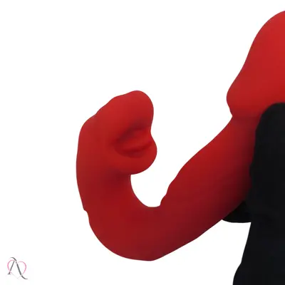 Vibrador 3 em 1 Com Estimulador de Ponto G e Simula Sexo Oral Kiss Vibrator