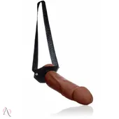 Capa Peniana 20x4,5cm Marrom Com Elástico - imagem 3