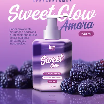 Hidratante Para Virilha e Corpo Sweet Glow Amora Intt 240ml