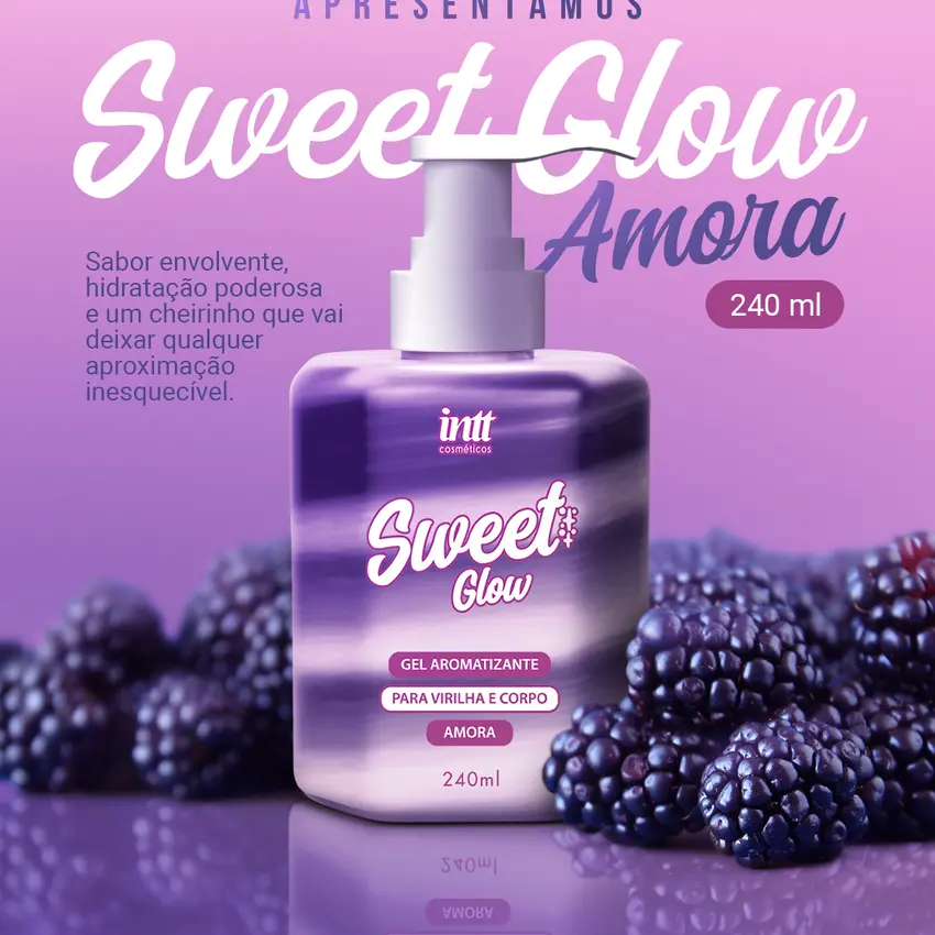 Hidratante Para Virilha e Corpo Sweet Glow Amora Intt 240ml