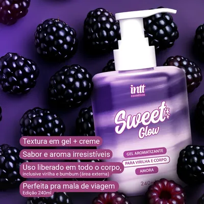 Hidratante Para Virilha e Corpo Sweet Glow Amora Intt 240ml
