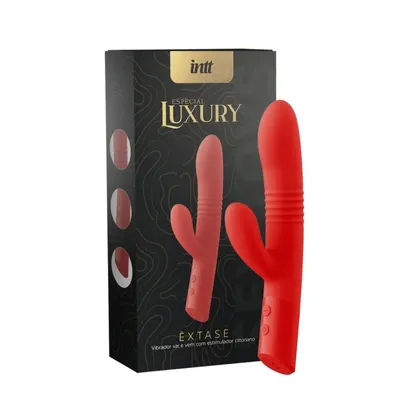 Vibrador Êxtase 10 Modos de Vibração e Vai e Vem Intt