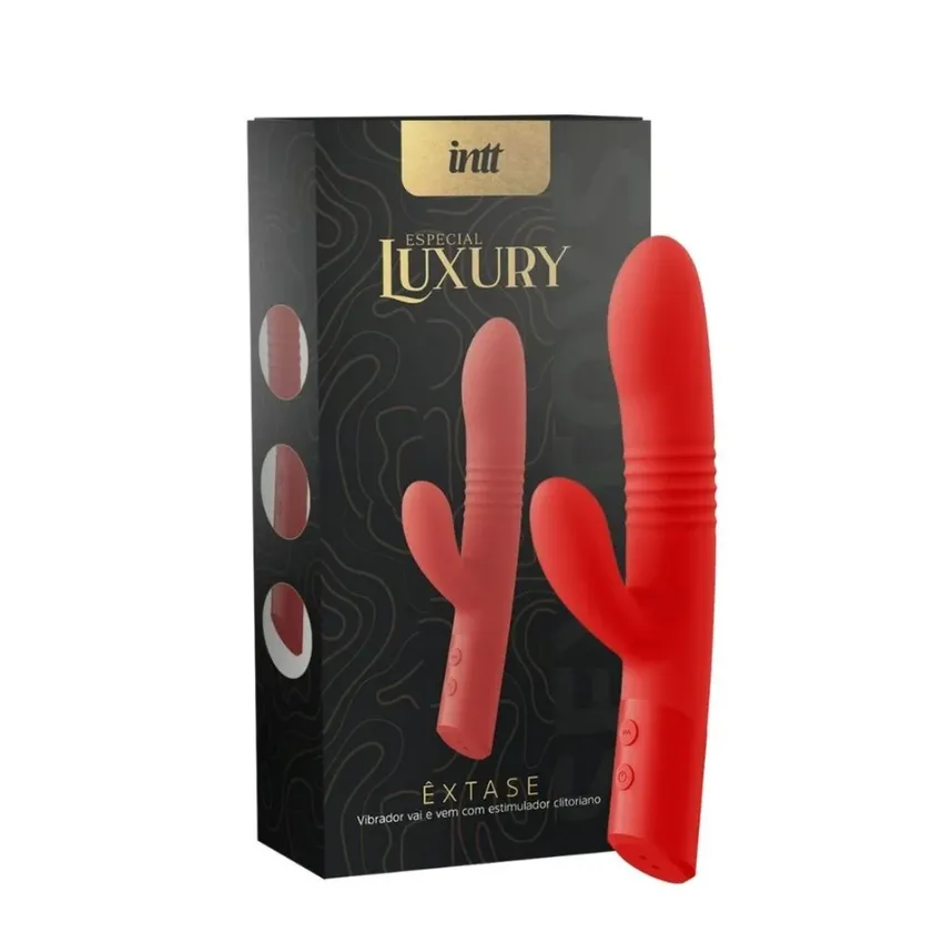 Vibrador Êxtase 10 Modos de Vibração e Vai e Vem Intt