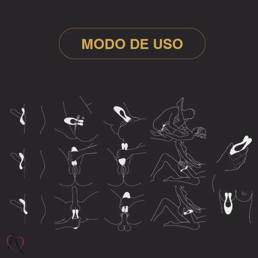 Vibrador de Casal Multi Pro Luxury 12 Modos de Vibração