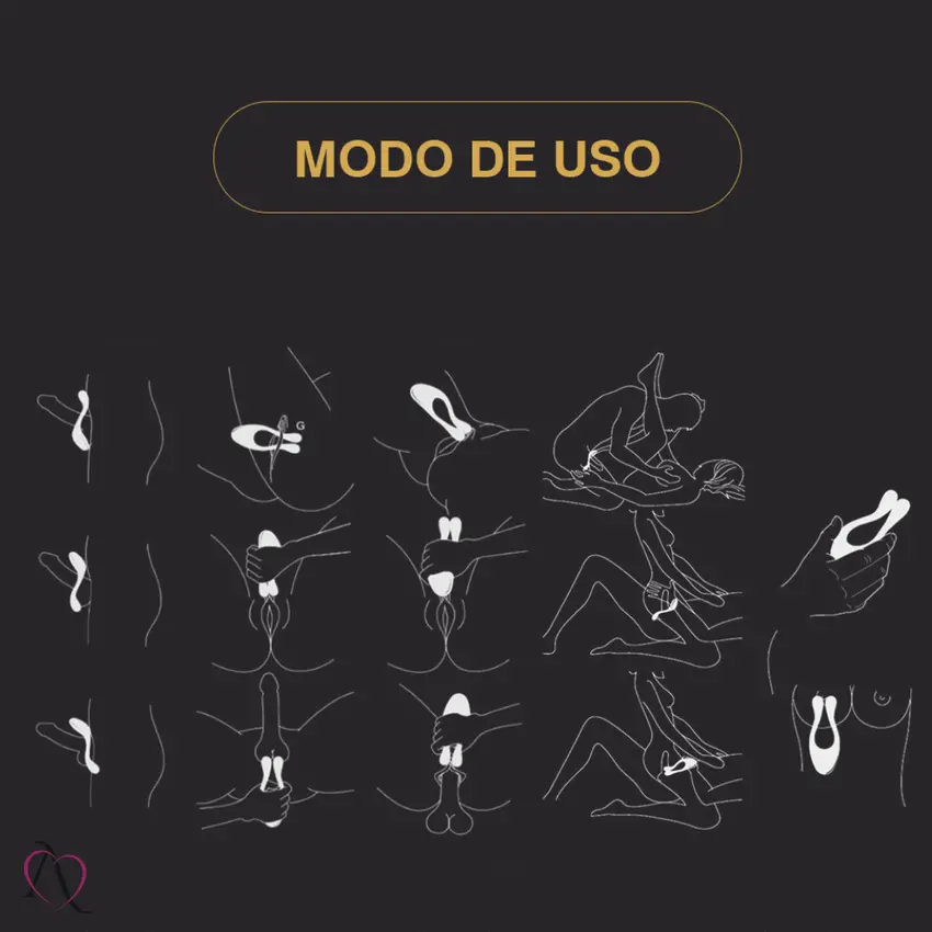 Vibrador de Casal Multi Pro Luxury 12 Modos de Vibração