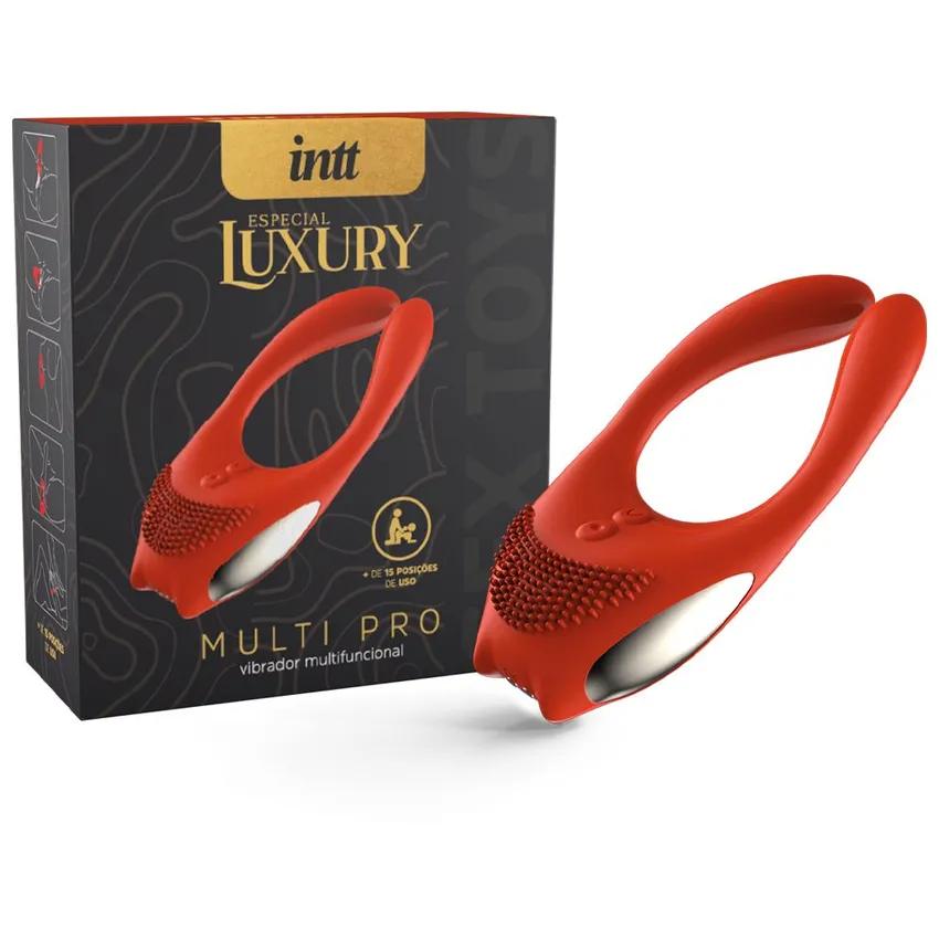 Vibrador de Casal Multi Pro Luxury 12 Modos de Vibração