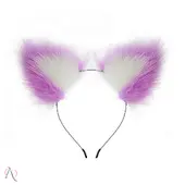 Plug anal Pequeno com Rabo Kit Com Tiara, Grampo de mamilo e coleira - imagem 6