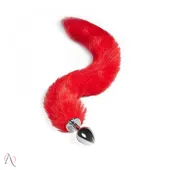 Plug Anal Médio Com Rabo Vermelho - imagem 1