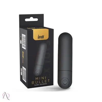 Vibrador Bullet Preto com 10 Modos de Vibração