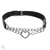 Coleira com Pingente de Coração - imagem 1