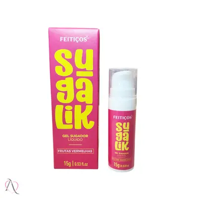 Gel Sugador Líquido Sugalik Sabor Frutas Vermelhas 15g Feitiços