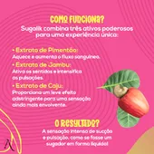 Sugador Líquido Sugalik Sabor Frutas Vermelhas 15g Feitiços - imagem 7