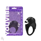 Anel Peniano Com Capsula Vibratória Retarda a Ejaculação - imagem 1