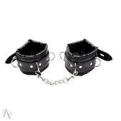 Algema Almofadada de Couro com Corrente - imagem 1