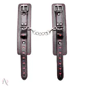 Algema de Couro Com Costura de Coração - imagem 2