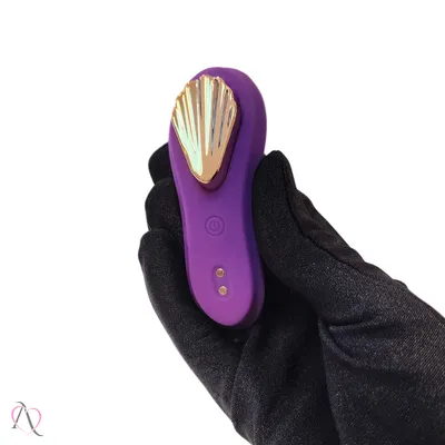 Vibrador de Calcinha por Aplicativo Longa Distância 9 Modos de Vibração cor Roxo