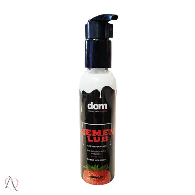 Lubrificante Beijável Semen Lub sabor Morango 100ml
