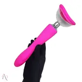 Vibrador e Sugador de Clitóris Sugator 2 Pink Dois em Um com 7 intensidades de vibração - imagem 1