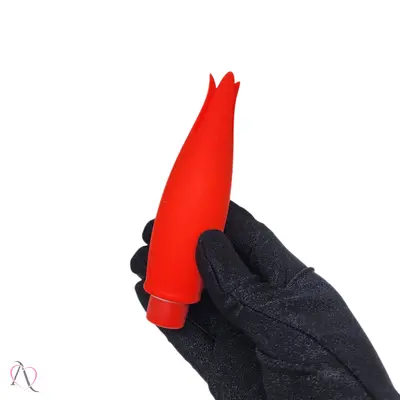 Vibrador Bullet Tulipa Max Vermelho 9 Modos de Vibração