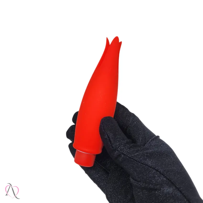 Vibrador Bullet Tulipa Max Vermelho 9 Modos de Vibração