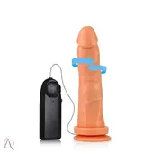 Vibrador de Pênis com Rotação e Ventosa 18,5x4,5cm Adão & Eva - imagem 1