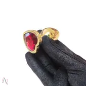 Plug Anal P em Formato de Coração Vermelho - imagem 1