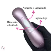 Vibrador de Clitóris em Ondas de Pressão Satisfyer Pro 2 Violeta 11 Modos - imagem 3