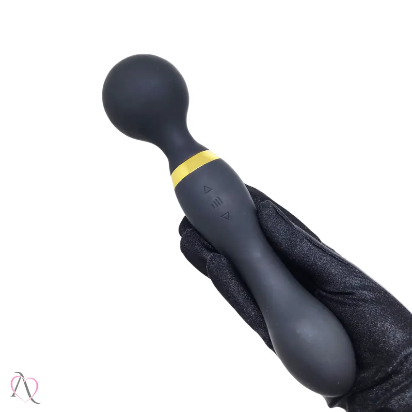 Varinha Mágica Dupla Estimulação Preto 20 Modos de Vibração