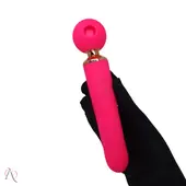 Vibrador Varinha Mágica 3 em 1 Rosa 10 Modos de Vibração - imagem 1