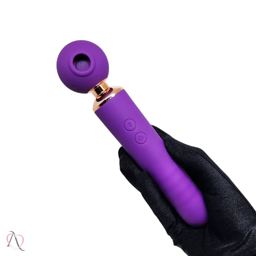 Vibrador Varinha Mágica 3 em 1 Roxo
