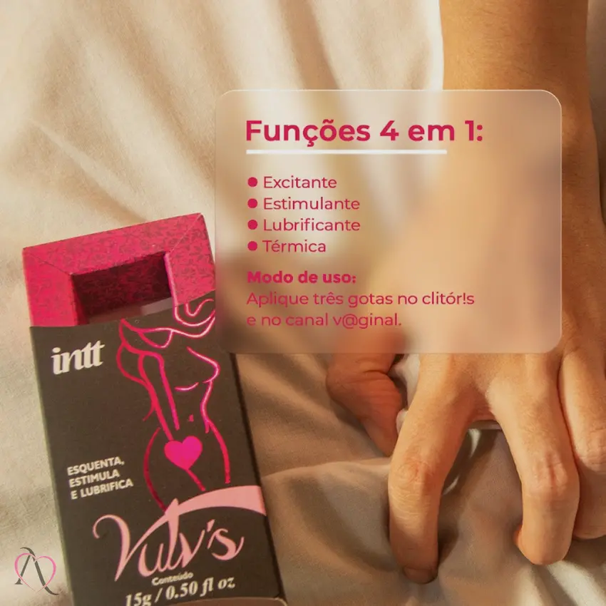 Excitante Feminino Vulv's Sexy sabor Doce Intt 15g