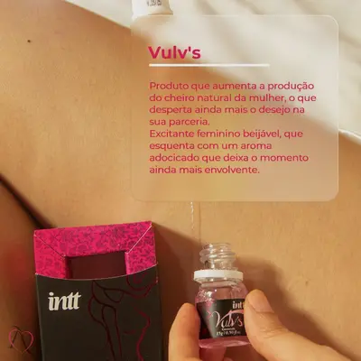 Excitante Feminino Vulv's Sexy sabor Doce Intt 15g