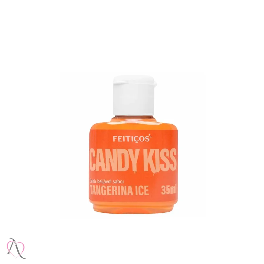 Gel Beijável para Sexo Oral Candy Kiss Tangerina Ice Feitiços