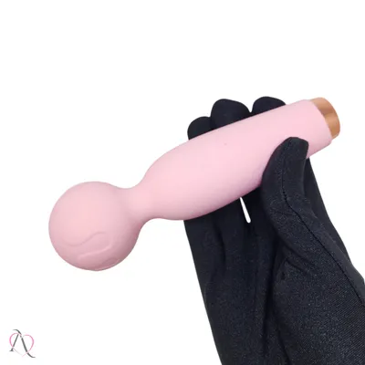 Vibrador Varinha Mágica Sorvetinho Para Clitóris Rosa Claro - 10 Modos de Vibração