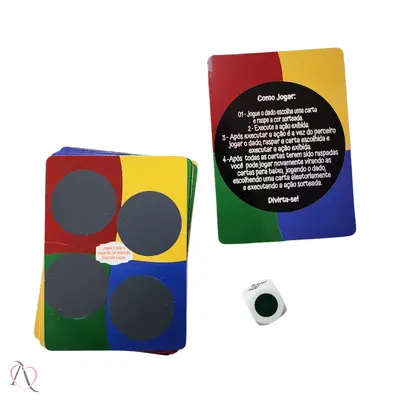 Jogo para casal Raspadinha Strip Tease Diversão ao Cubo