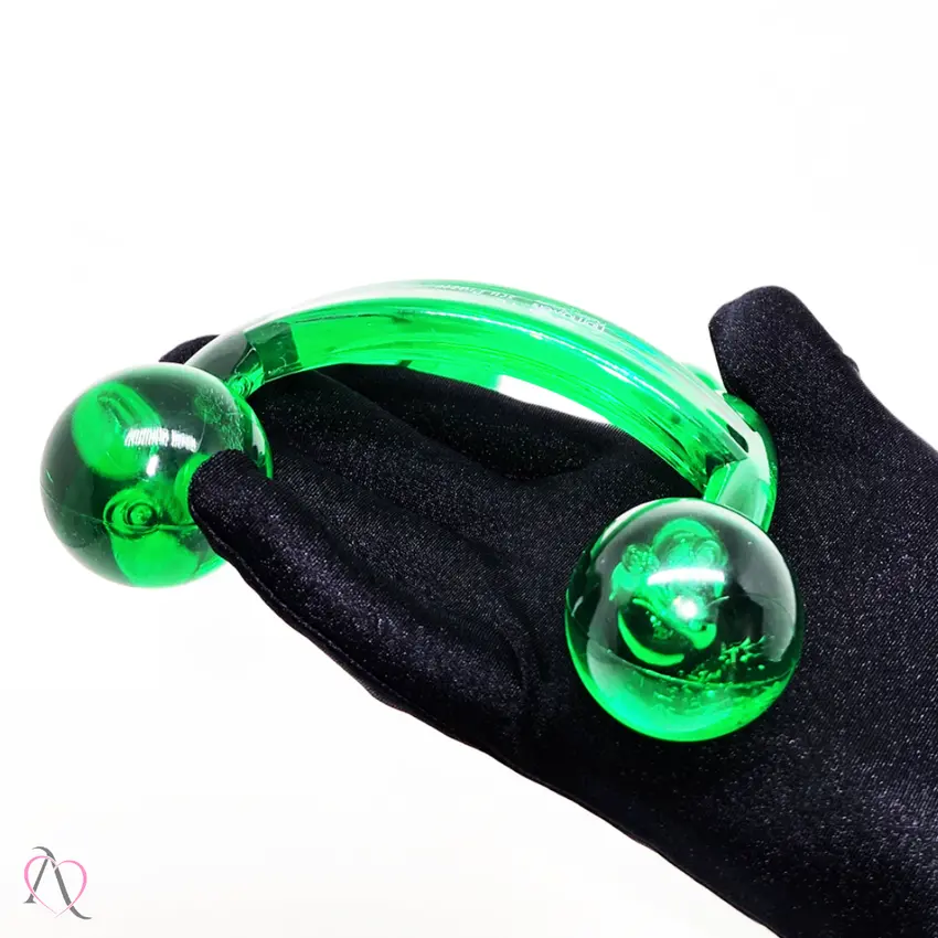 Massageador em Acrílico Verde
