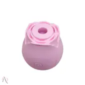 Vibrador Pulsador de Clitóris Rosa Magic Rose cor: Rosa Claro 10 Modos de Pulsação - imagem 2