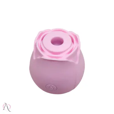 Vibrador Pulsador de Clitóris Rosa Magic Rose cor Rosa Claro 10 Modos de Pulsação