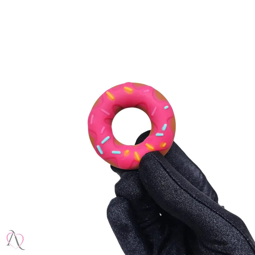 Anel Peniano Donuts Retarda Ejaculação cor Rosa