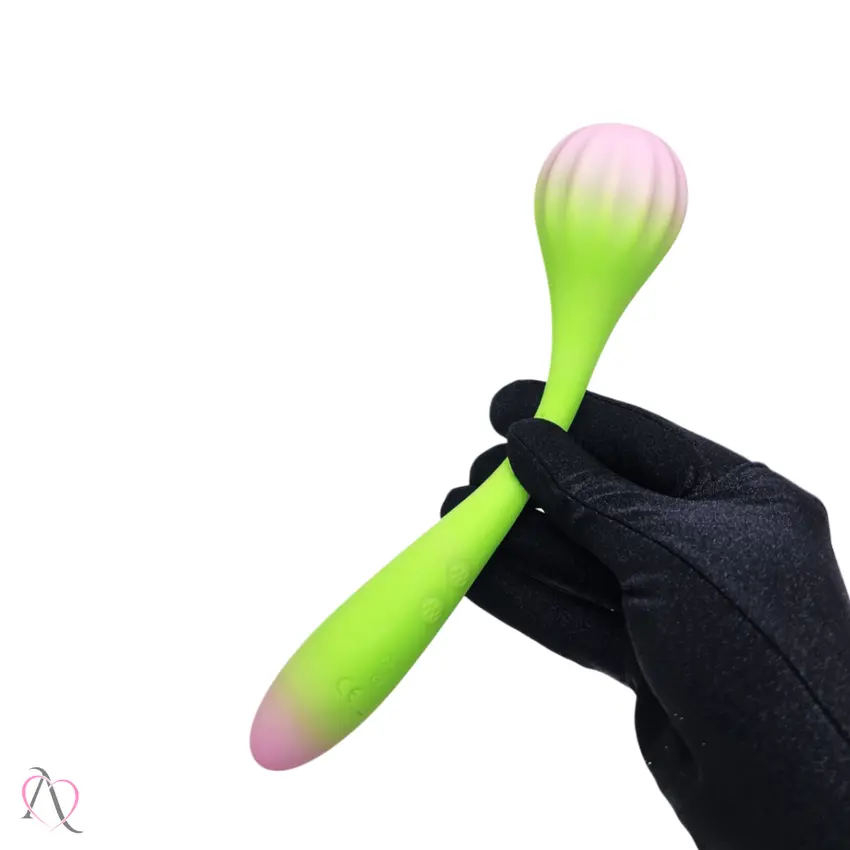 Vibrador de Ponto G Flexível Bulbous 10 Modos de Vibração Cor: Verde