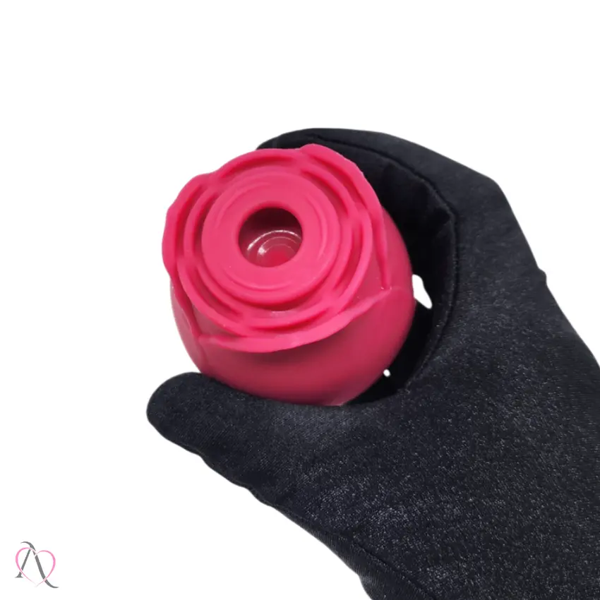 Vibrador Pulsador de Clitóris Magic Rose cor: Vermelho 10 Modos de Pulsação