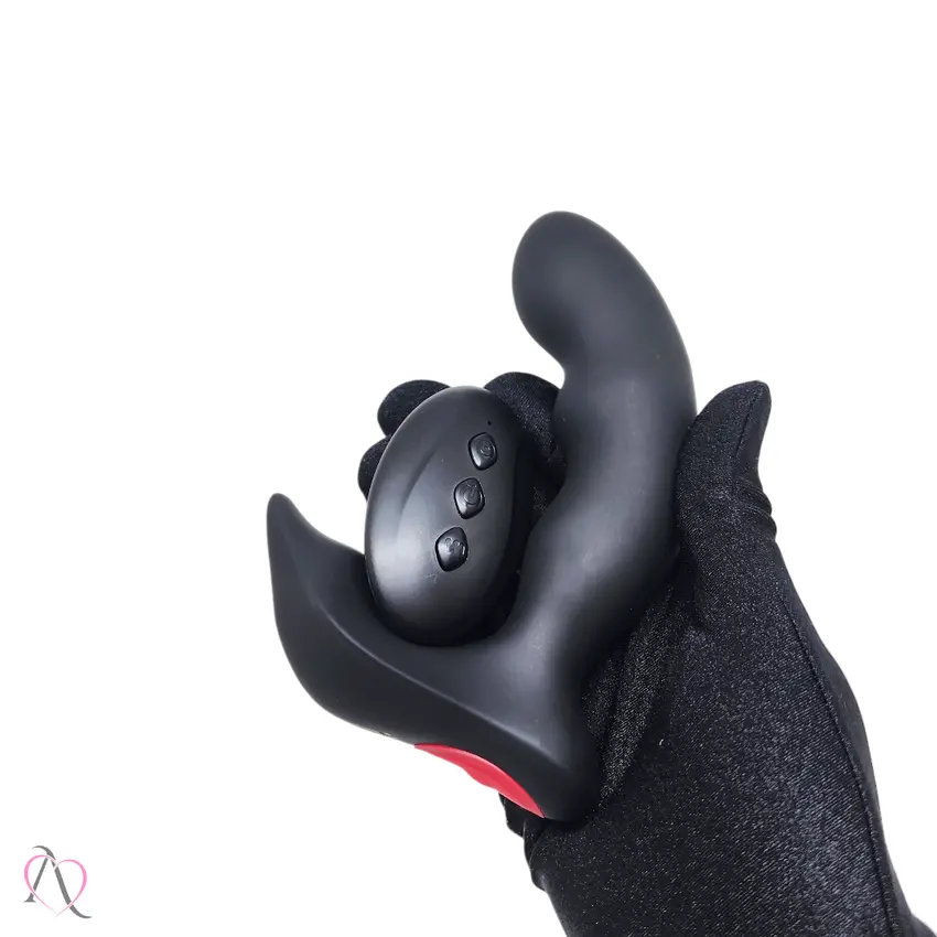 Plug Anal Vibrador de Próstata com Controle e Modo Dedilhar 10 Modos de Vibração Unissex