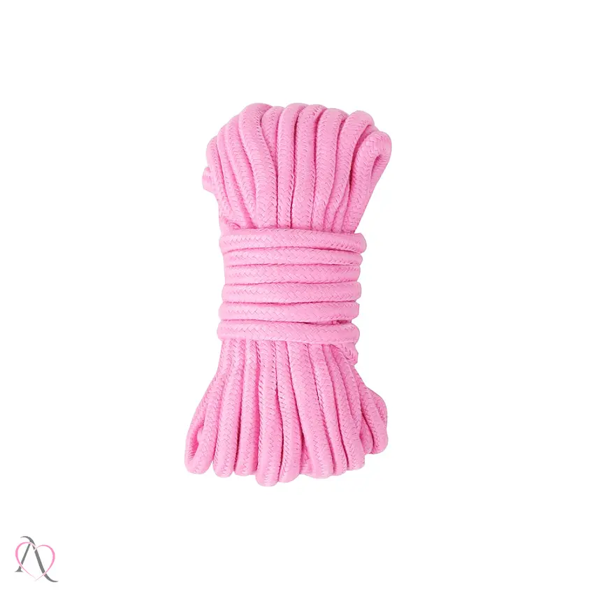 Corda Sado para Bondage e Shibari 10 Metros - Cor Rosa